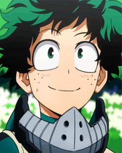 My Hero Academia Deku paint by numbers