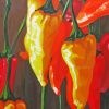 Red And Yellow Peppers paint by numbers