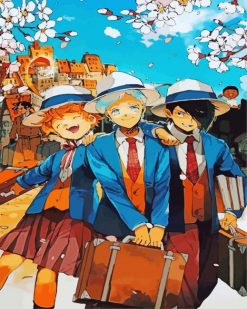 The Promised Neverland Anime paint by numbers