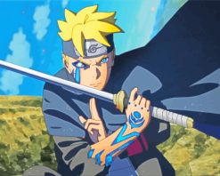 Boruto Naruto Anime paint by numbers