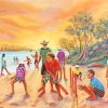 Cricket In The Beach Paint by numbers