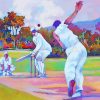 Cricket In The Park Art Paint by numbers