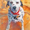 Dalmatian Dog Art paint by numbers