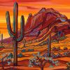 Desert Art paint by nummbers