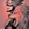 Eijiro Kirishima And Lion paint by numbers