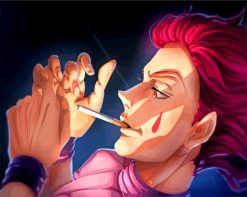 Hisoka Morow Smoking paint by numbers