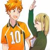 Hitoka Haikyuu Anime paint by numbers