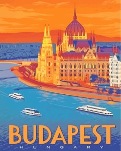 Hungary Budapest paint by numbers