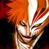 Ichigo Kurosaki Face paint by numbers