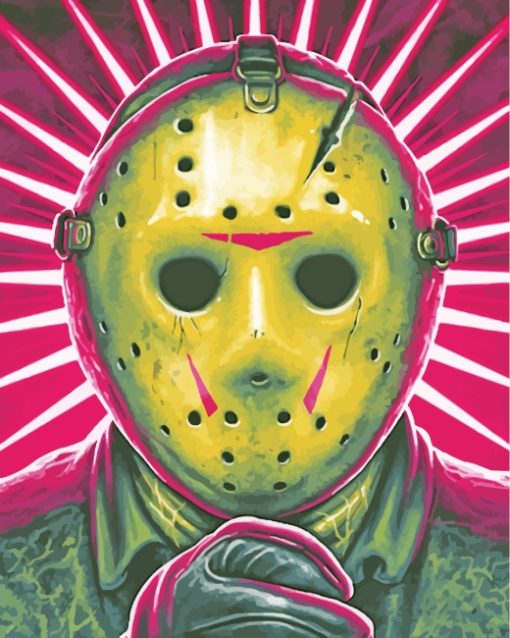 Jason Horror Movie paint by numbers