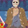 ason Voorhees Horror Movie paint by numbers