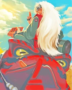 Jiraiya Naruto Anime paint by numbers