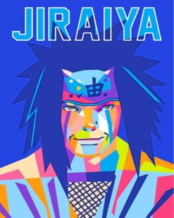 Jiraiya Pop Art paint by numbers