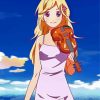 Kaori Miyazono Anime paint by numbers