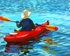 Kayaks paint by numbers