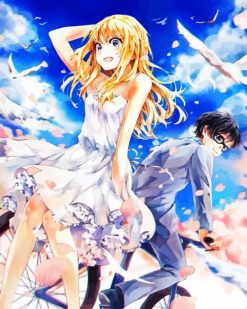 Ryota Watari And Kaori Miyazono paint by numbers