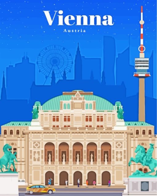 Vienna Austria paint by numbers