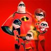 The Incredibles Heroes paint by numbers