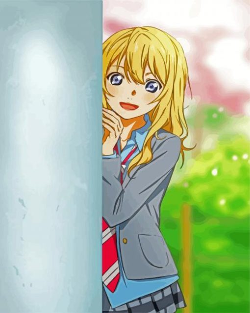 Aesthetic Kaori Miyazono paint by numbers