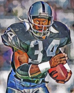 Bo Jackson Raiders paint by numbers