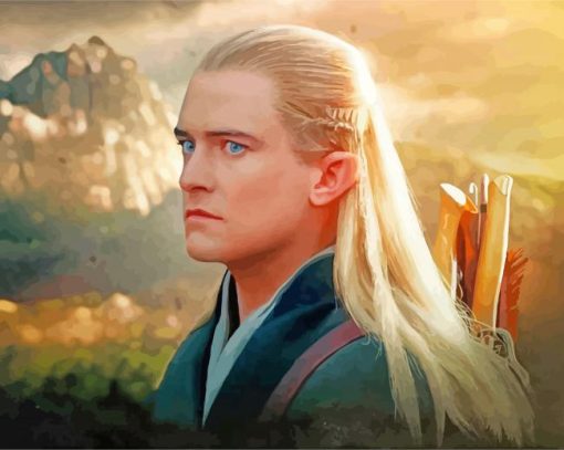 Cool Legolas paint by numbers