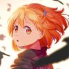 Cute Hitoka Yachi Anime paint by numbers