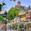 Germany Cochem Castle paint by numbers