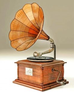 Gramophone paint by numbers