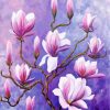 Magnolias Flowers paint by numbers