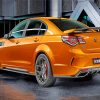 Orange Holden Car paint by numbers