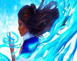 Katara Avatar The Last Airbender paint by numbers