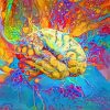 Psychedelic Brain Art paint by numbers