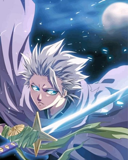 Toshiro Hitsugaya Bleach paint by numbers