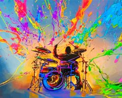 Colorful Drums paint by numbers