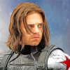 Bucky Barnes Winter Soldier paint by numbers