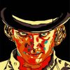 Clockwork Orange Illustration paint by numbers