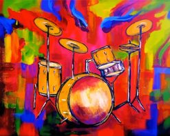 Colorful Drums paint by numbers