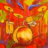 Drums Art paint by numbers