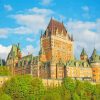 Fairmon Le Chateau Frontenac Quebec paint by numbers