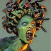 Fantasy Medusa paint by numbers