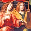 Medieval Musicians Women paint by numbers