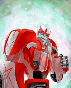 Ratchet Robot Transformers paint by numbers