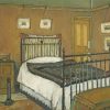 The Bedroom LS Lowry Paint by numbers