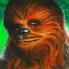 Chewbacca Star Wars paint by numbers