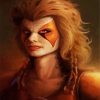 ThunderCats Cheetara paint by numbers