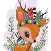 Cute Deer paint by numbers