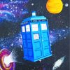 Galaxy Tardis Art paint by numbers