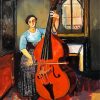 Woman Playing Cello paint by numbers