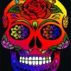 Aesthetic Candy Skull paint by number