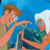 Kida Kidagakash And Milo Thatch Paint by numbers